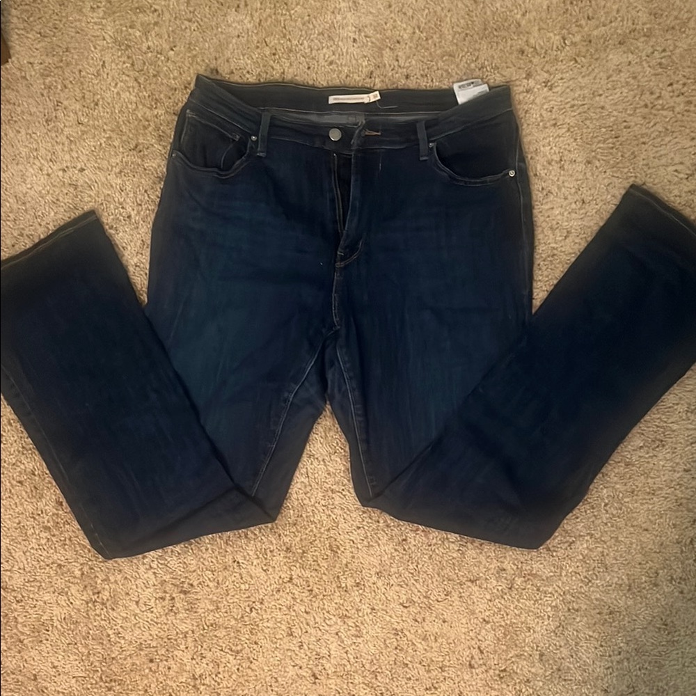 Women's Dark Blue Jeans
